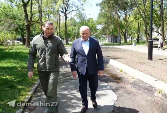 Что о нас подумают люди? — Демешин поставил задачу привести Амурский бульвар в порядок