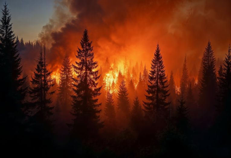Огненный фронт в ЕАО: на ликвидацию лесного пожара брошены десантники и авиация