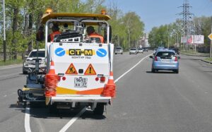 дороги разметка